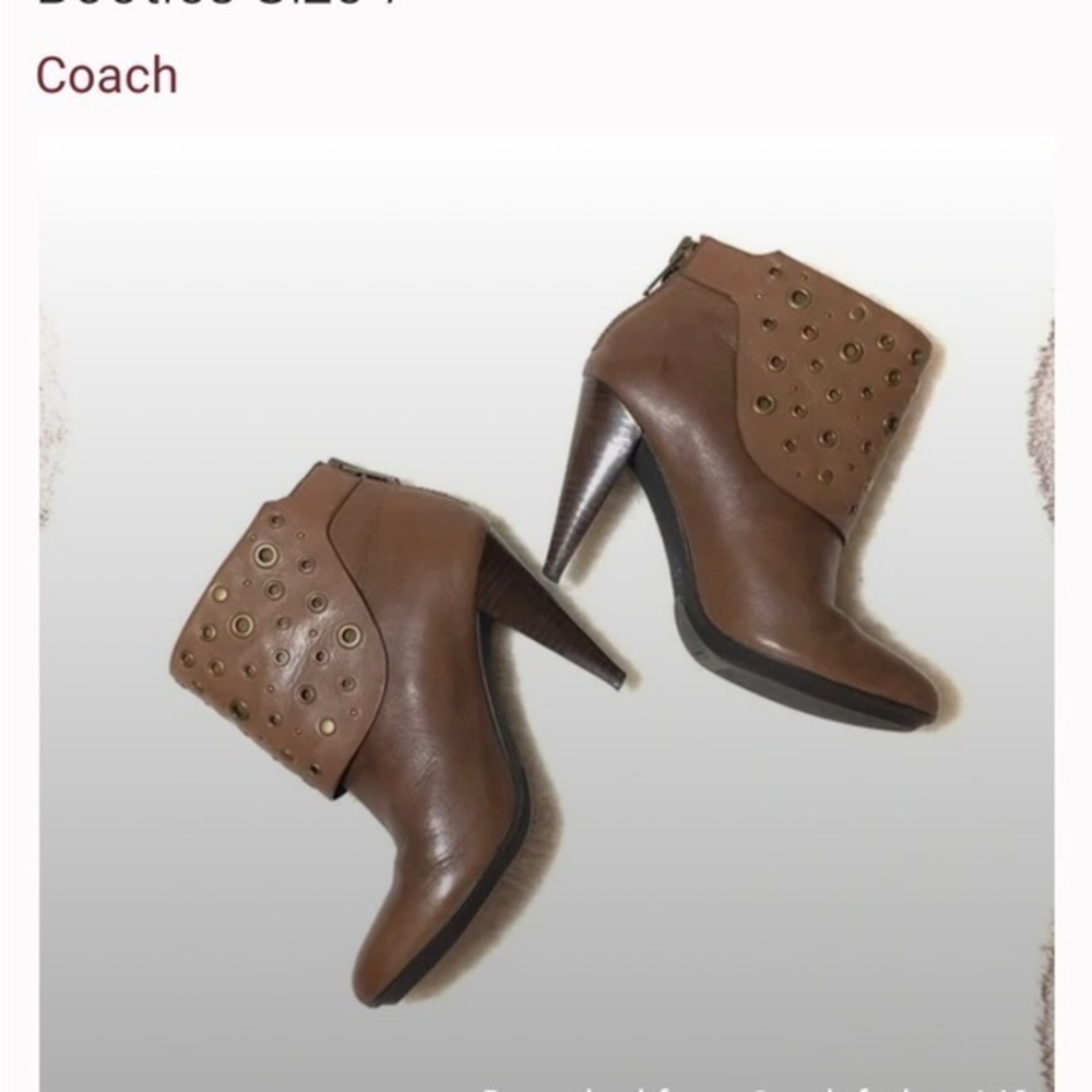 Vintage Y2K - COACH Ambrielle Ankle Boots 6.5 -